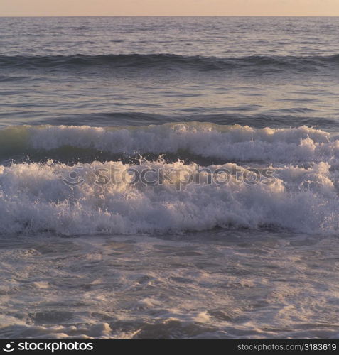 Ocean off Costa Rican coastline