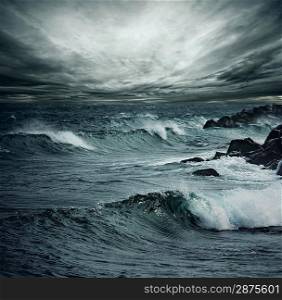 Ocean storm