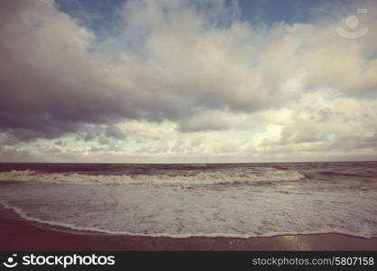 Oceanic beach,instagram filter