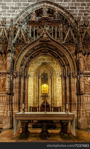 Oct 30, 2012 Valencia, Spain - Chapel of the Holy Grail at Valencia Cathedral. The cup has been in the city of Valencia since the 15th century. Most famous attraction in old town area