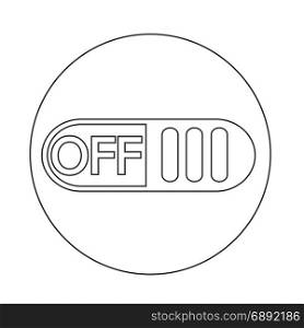 Off switch button icon