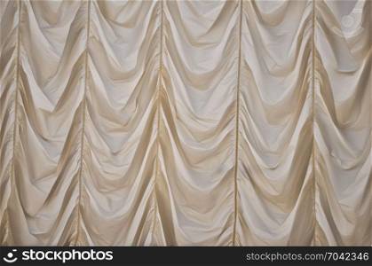 off white curtain fabric texture background. off white curtain fabric texture useful as a background
