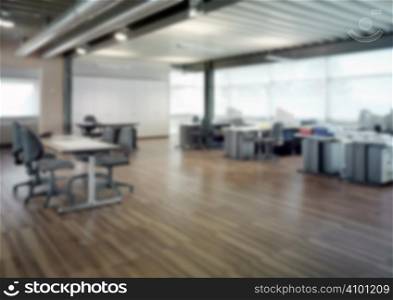 office blurred for background