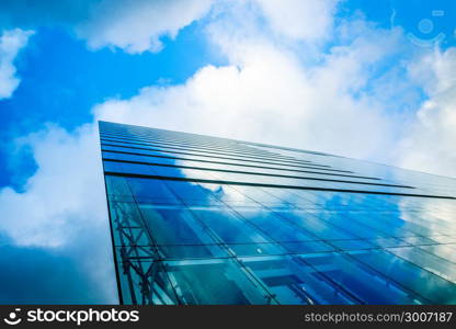 Office buildings. Abstract fragment of modern