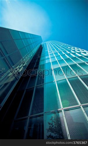 office buildings. Modern glass building exterior