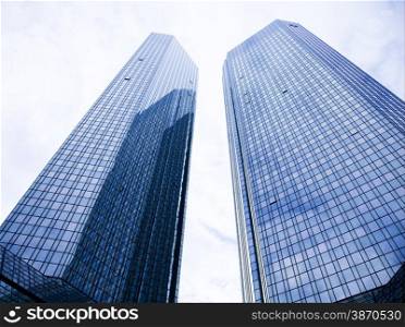 Office buildings, natural colorful tone