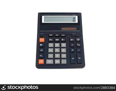 office calculator isolated on white