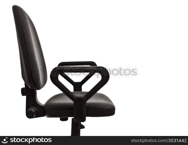 office chair seat isolated on white background
