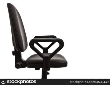 office chair seat isolated on white background