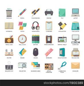 Office Equipment 1 , Thin Line and Pixel Perfect Icons