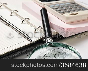 office still life on the table