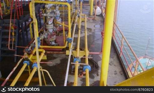 Offshore automated gas production platform facilities