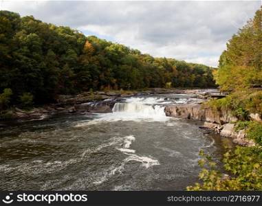 Ohiopyle in Pennsylvania on the Youghiogheny river in early fall