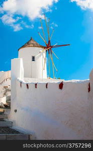 Oia Santorini Greece famous with romantic and beautiful sunsets