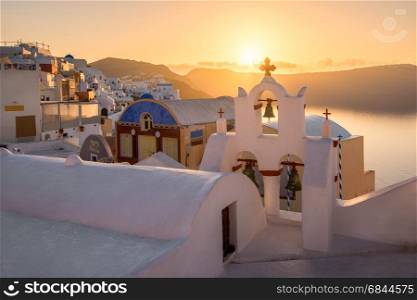 Oia Village in the Morning, Santorini, Greece