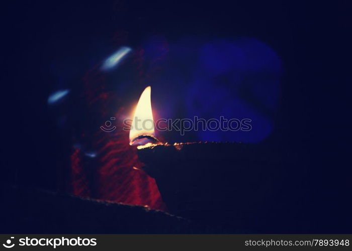 "Oil Lamp in Diwali Festival, India. Diwali or Divali also known as Deepavali and the "festival of lights", is an ancient Hindu festival celebrated in autumn every year. The festival spiritually signifies the victory of light over darkness, knowledge over ignorance, good over evil, and hope over despair."