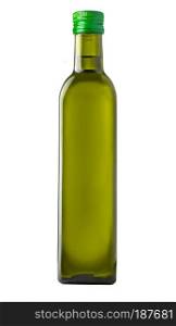 oil olive bottle isolated on white background