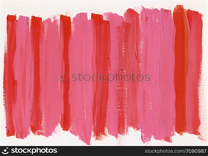 oil paint red pink background