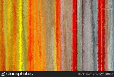 Oil painting. Conceptual abstract painting. Abstract close-up of oil brush strokes on canvas