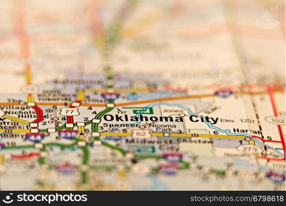 oklahoma city area map