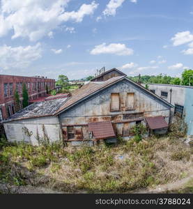 old abandoned building