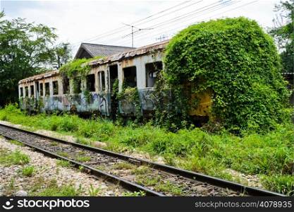 Old abandoned train