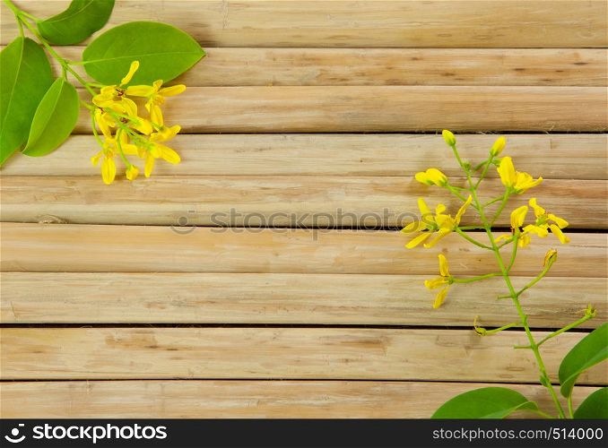 Old abstract wall Wood pattern Background and flower