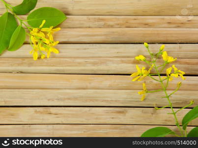 Old abstract wall Wood pattern Background and flower