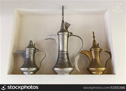 Old Arabic metal pitcher