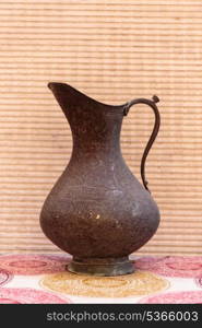 Old Arabic metal pitcher