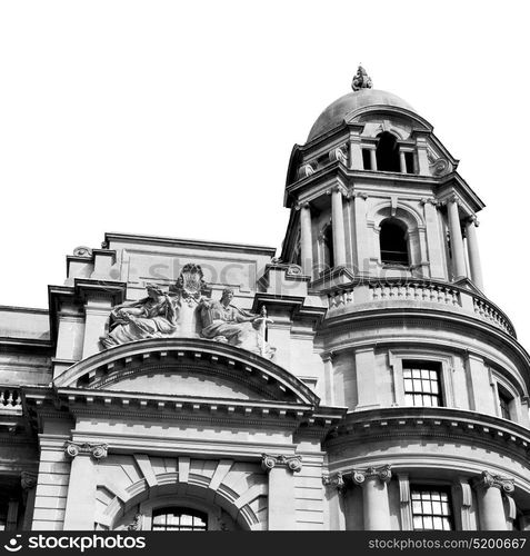 old architecture in england london europe wall and history