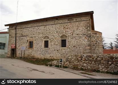 Old Aya Stefanos church in Egridir, Turkey