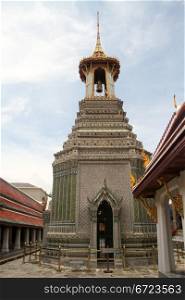 Old bell tower in Grand palace, Bangkok, Thailand