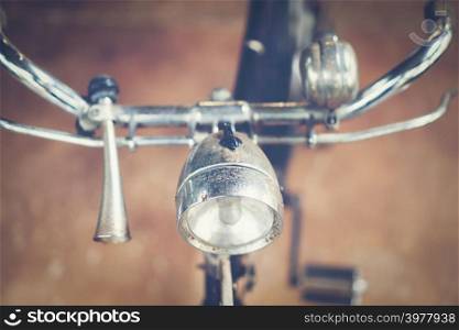 old bicycle, vintage filter image