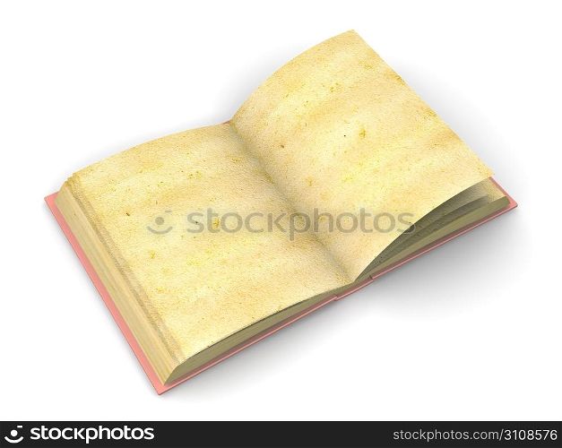 Old book. 3d