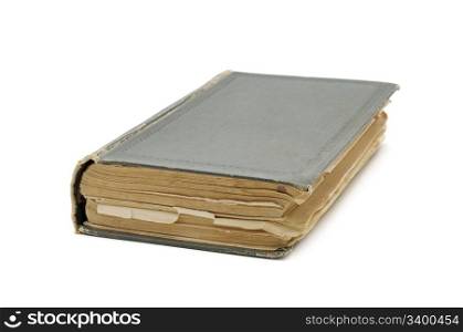 old book isolated on a white background