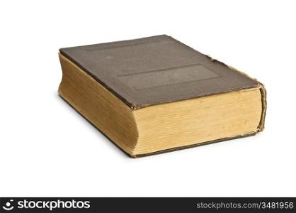 old book isolated on white background