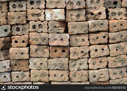 old brick layerl as background or texture