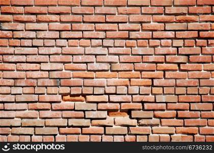 Old brick wall, Alviso, California