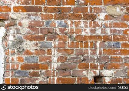 Old Brick wall background or texture