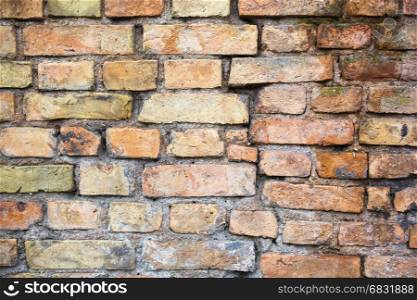 Old brick wall texture. Classic Beautiful Textured Brick Wall