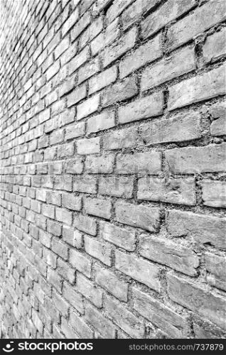 Old brick wall texture with narrow depth of field
