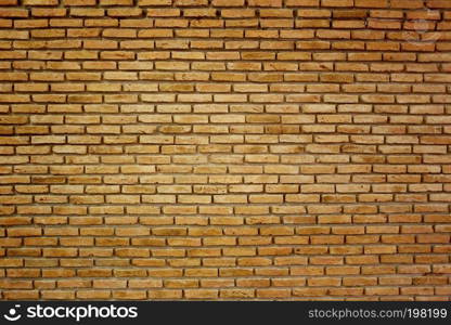 Old brown brick wall for the texture background.