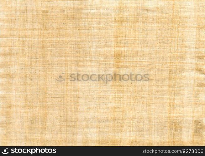 Old brown papyrus background texture. Vintage wallpaper. Old papyrus background texture