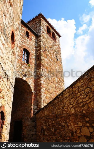 Old Building In Italian City Of Raddo In Chianti