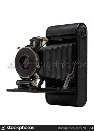 old camera, very oldon white background