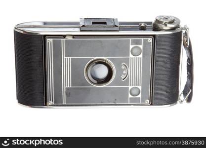 Old camera vintage isolated on a white background