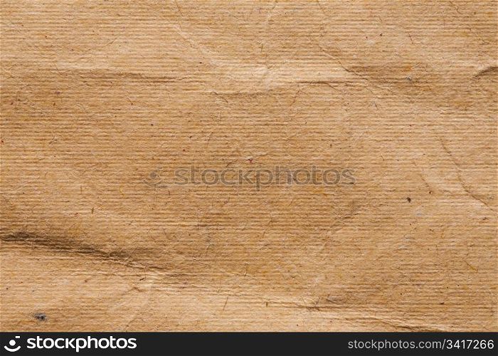 Old cardboard close up texture
