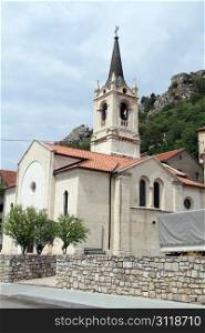 Old catholic church in Knin, Croatia