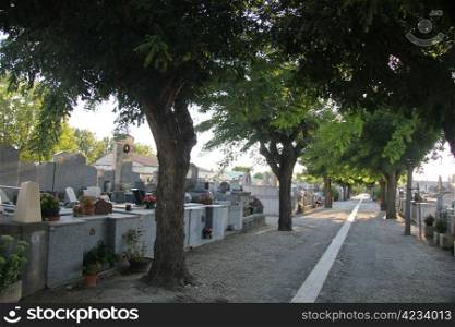 Old cemetary in the Provence, Southern France